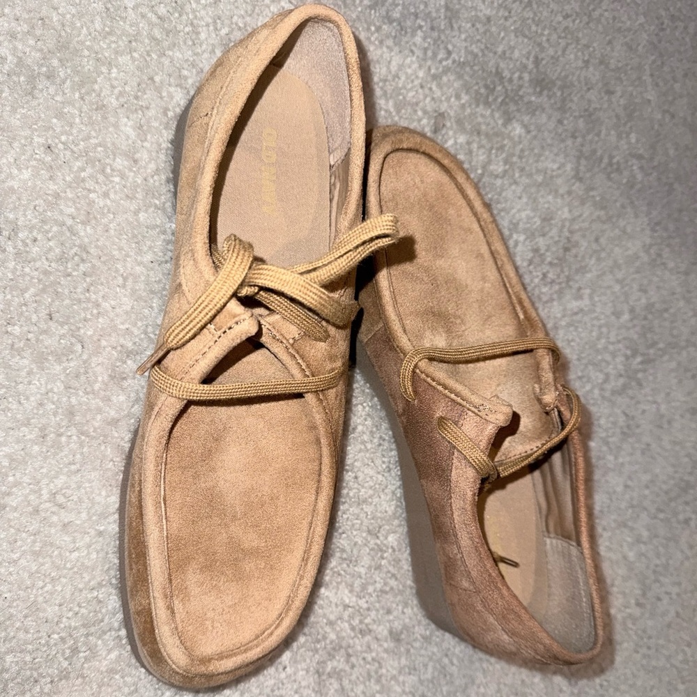 Old Navy Women’s Tan Suede Loafers
